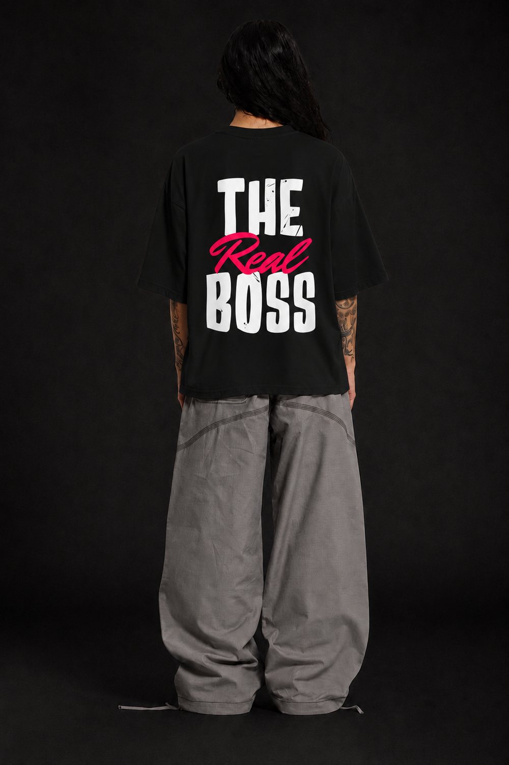 THE REAL BOSS Tee — back print
